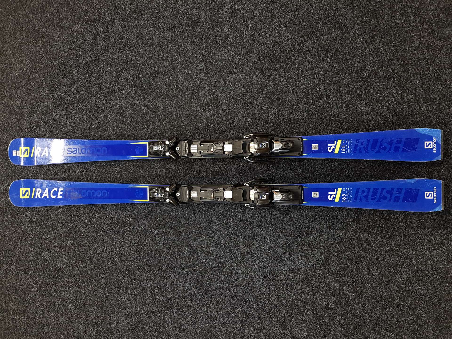 Použité lyže SALOMON S/Race SL + viazanie Salomon X 12