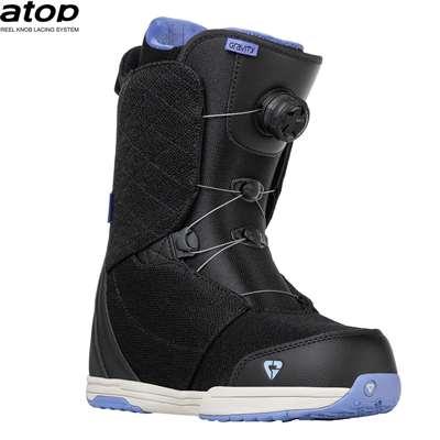 Snowboardschuhe Gravity AURA Atop Schwarz/Lavendel