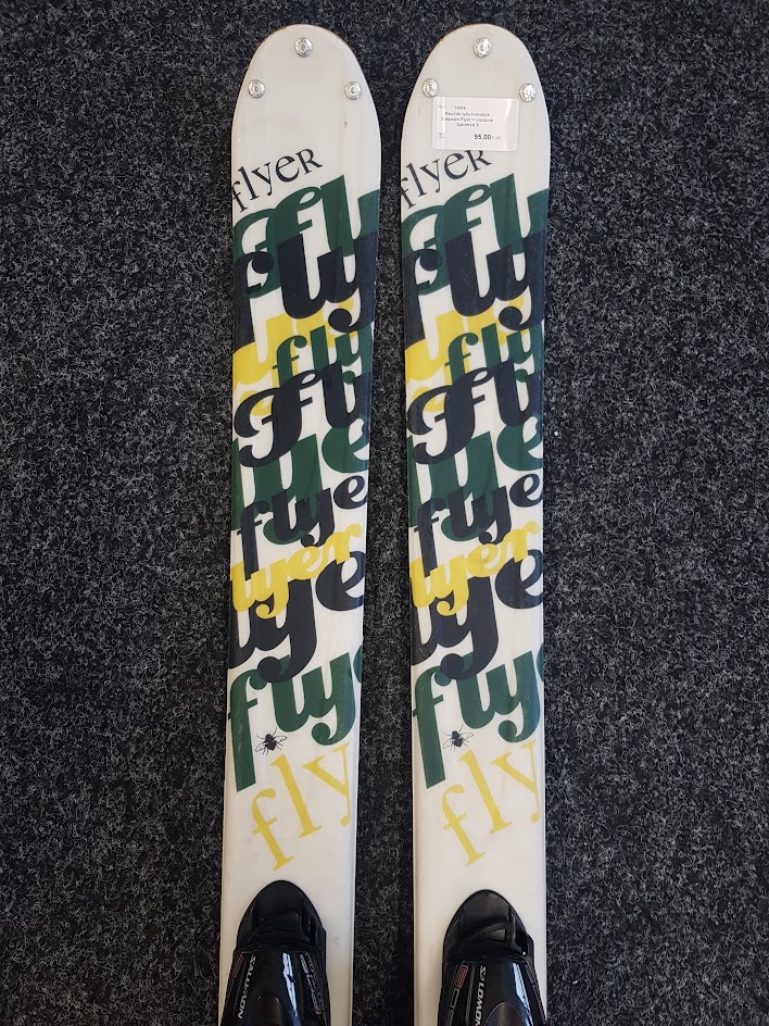 Použité lyže freestyle Salomon Flyer + viazanie Salomon 9
