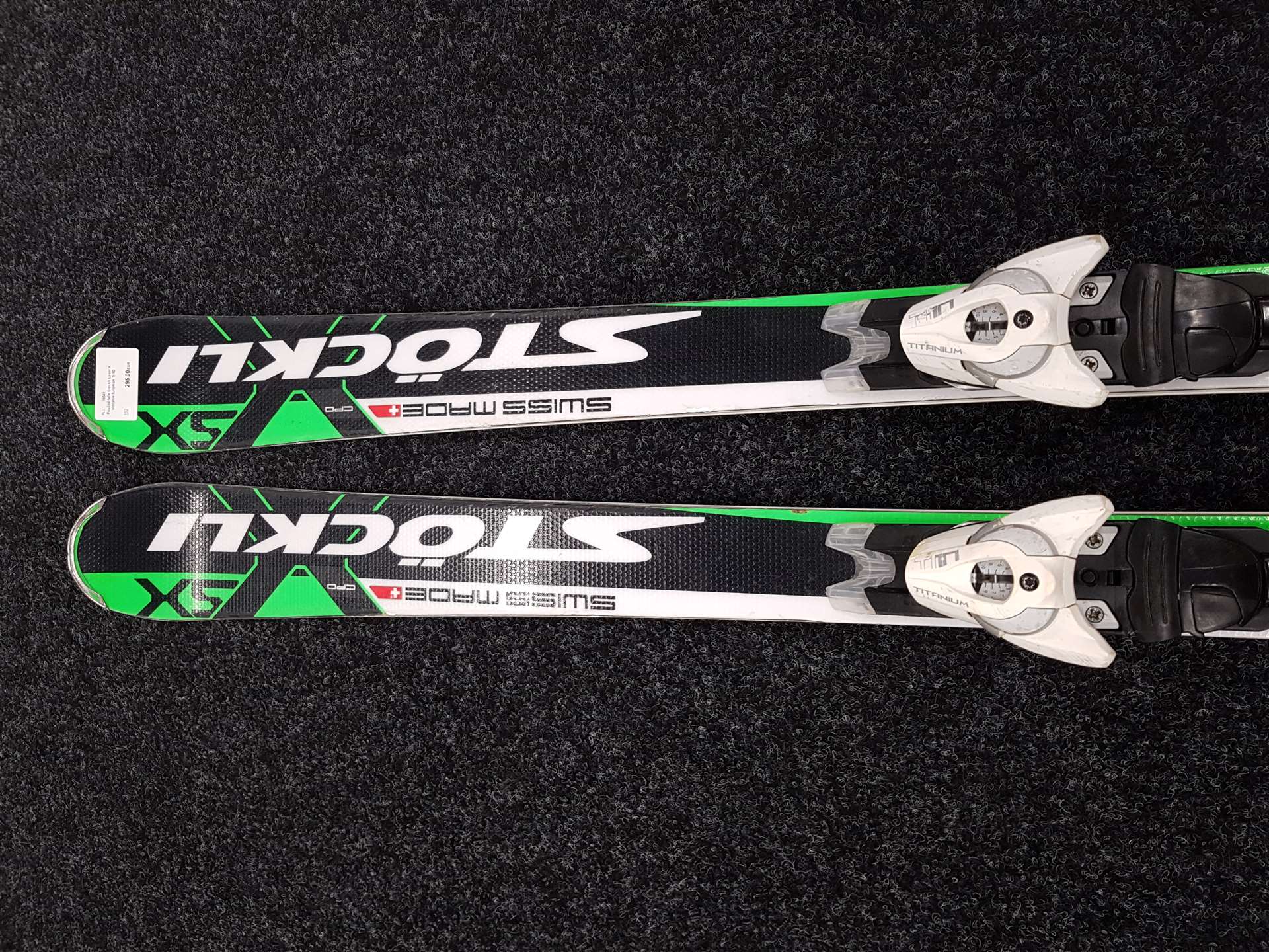 Použité lyže Stockli Laser + viazanie Salomon TI 10