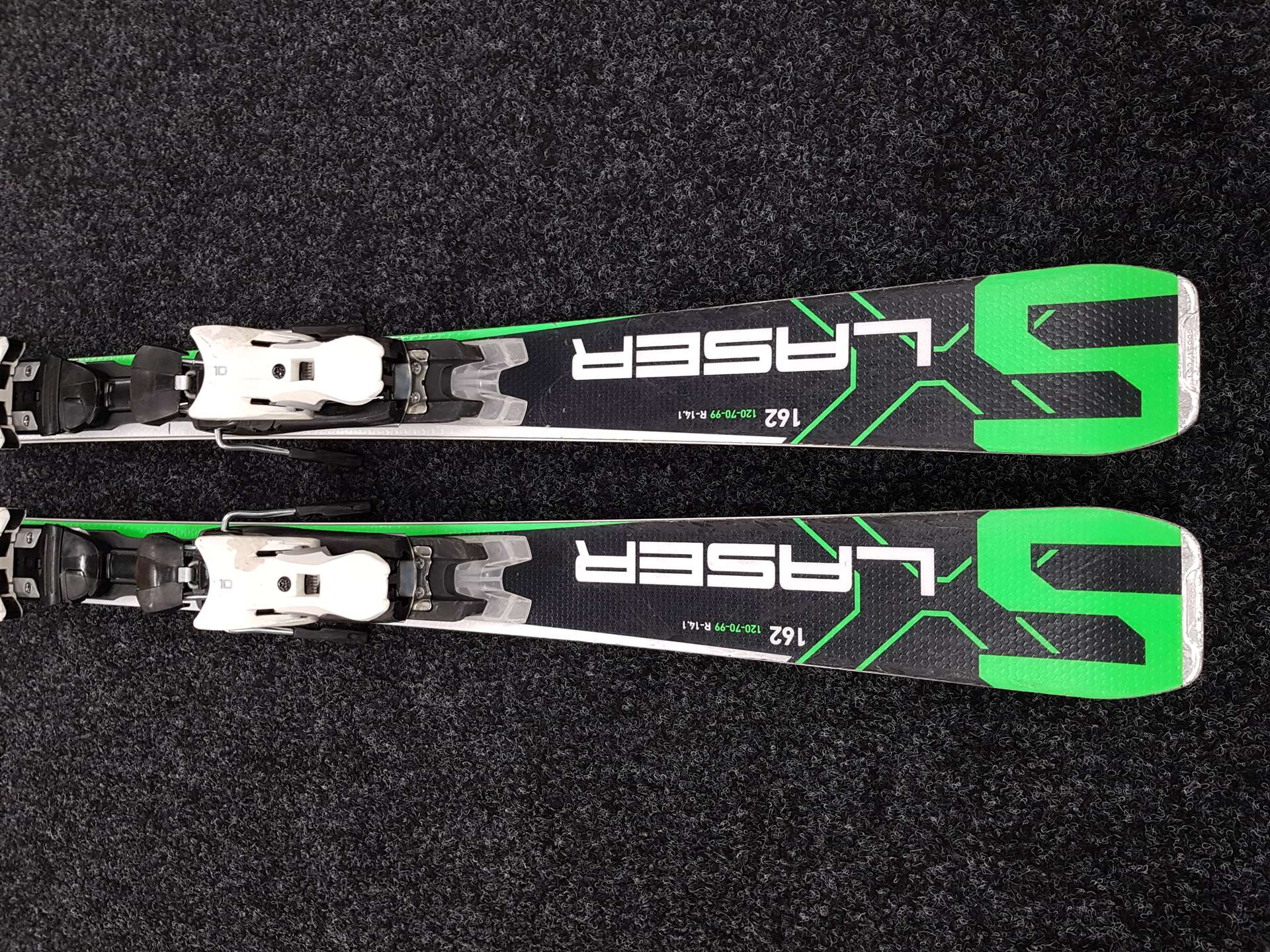 Použité lyže Stockli Laser + viazanie Salomon TI 10