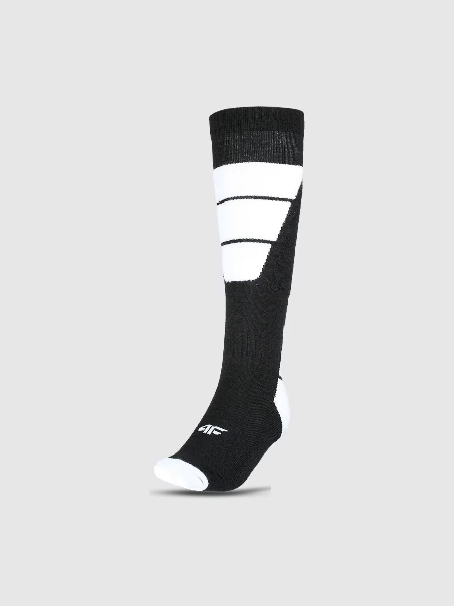 Pánske lyžiarske ponožky 4F FNK M240 DEEP BLACK