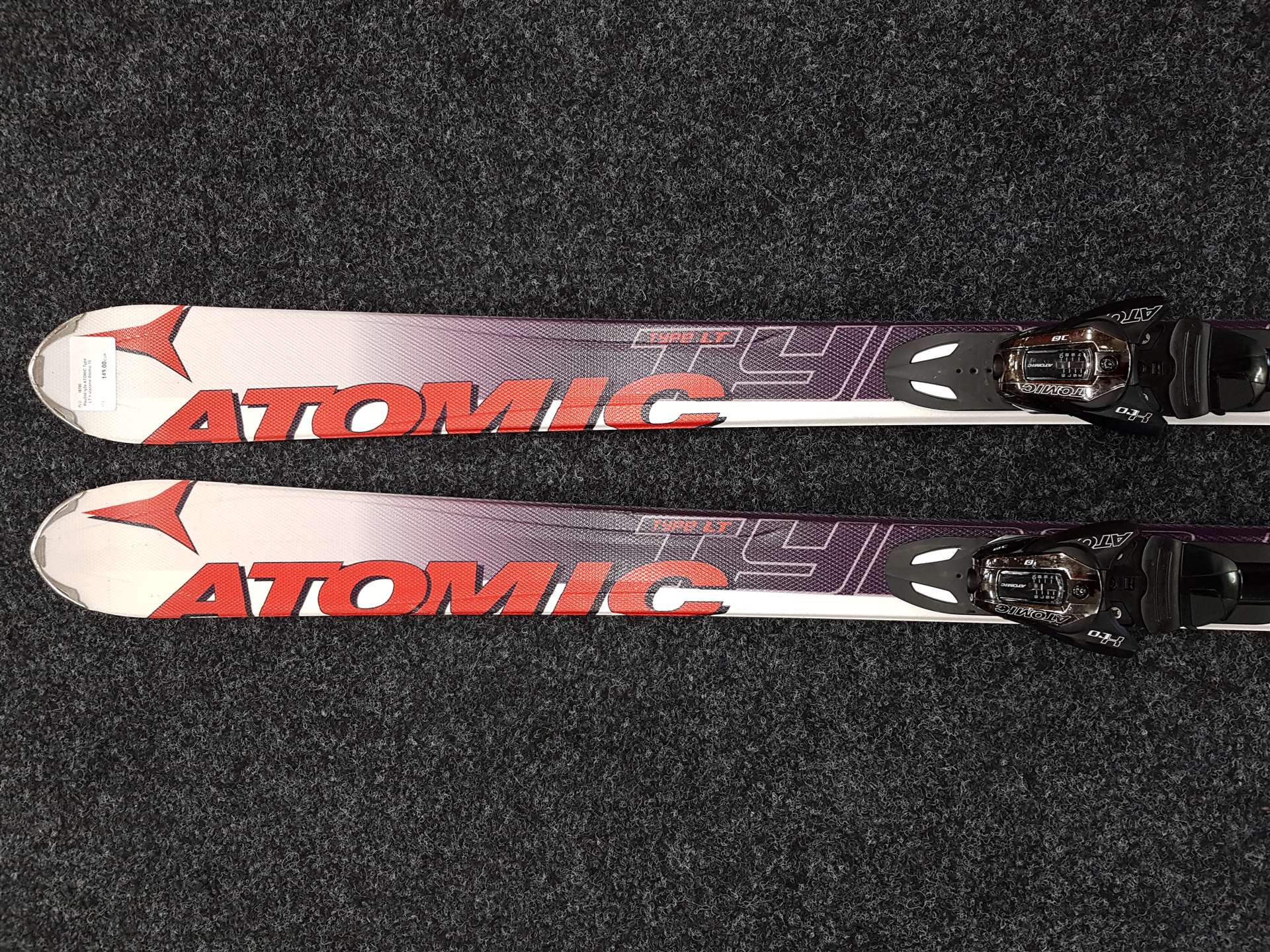 Použité lyže ATOMIC Type LT + viazanie Atomic 10