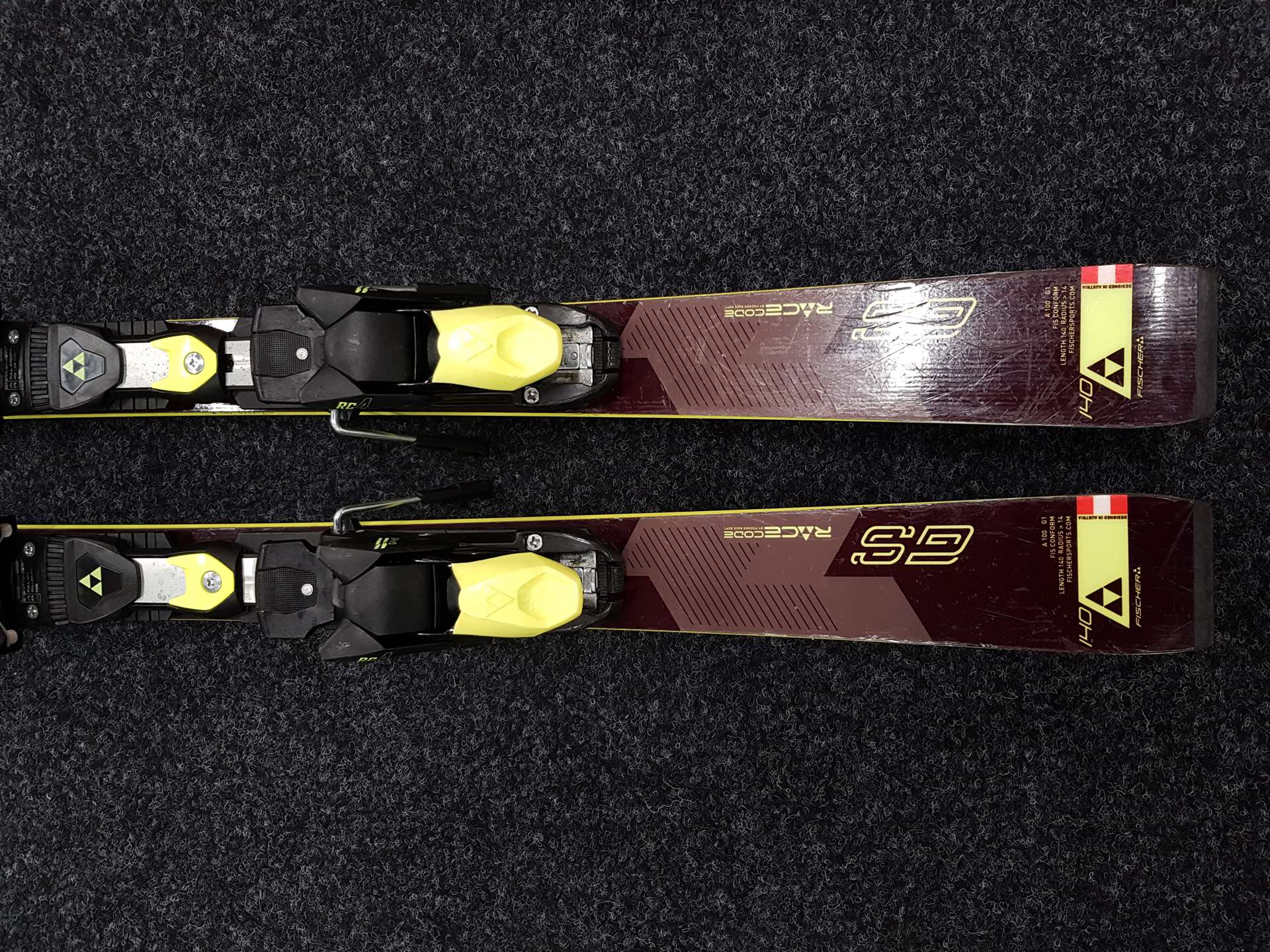 Použité lyže FISCHER Worldcup GS RC4  + viazanie Fischer RC4 z11