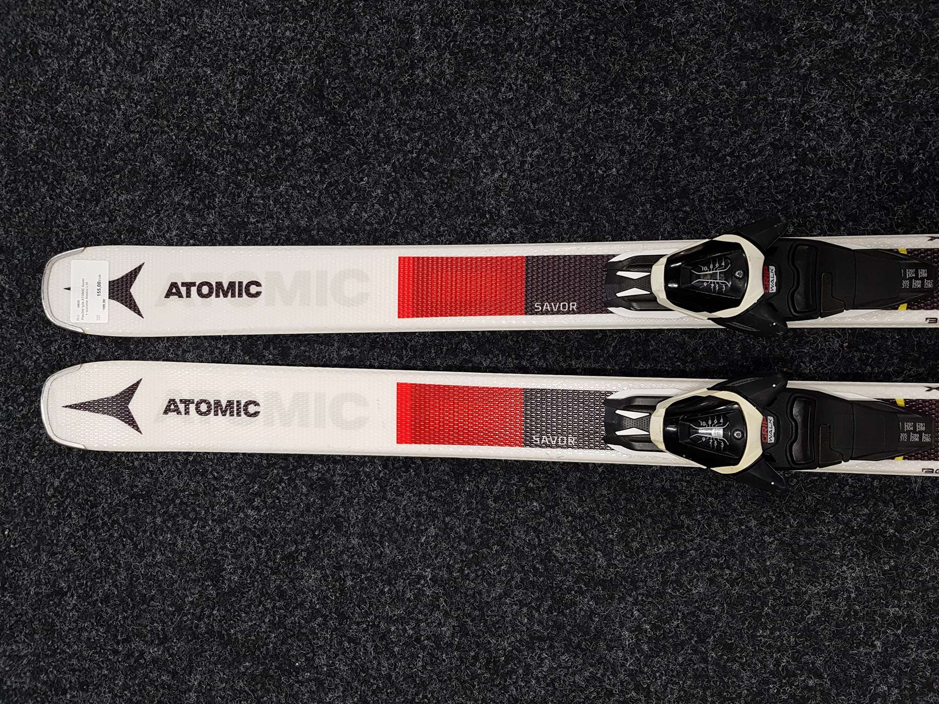 Použité lyže ATOMIC Savor + viazanie Atomic L10
