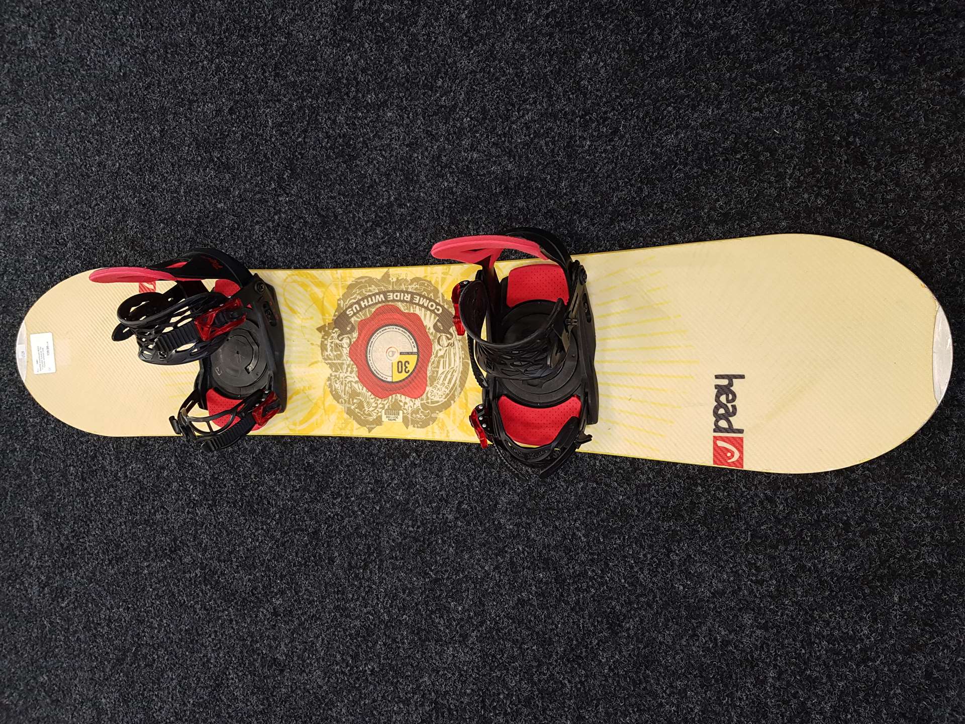 Použitý snowboard HEAD  + viazanie Salomon The Future veľkosť XS/S