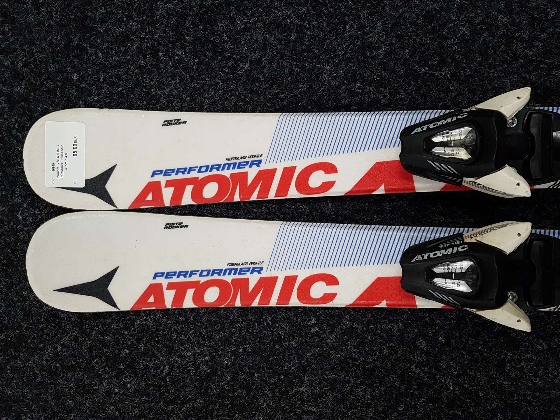 Použité lyže ATOMIC Performer  + viazanie Atomic 4,5