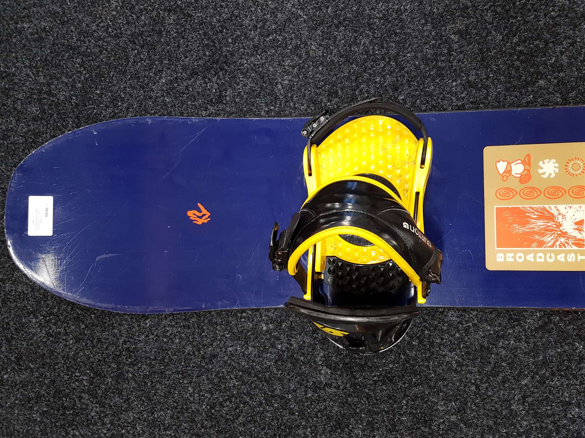 Použitý snowboard K2 Broadcast + viazanie Burton L