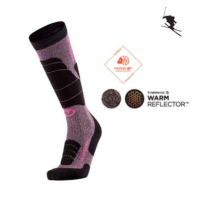 lyžiarske ponožky Sidas Therm-ic Ski Merino Reflector Women