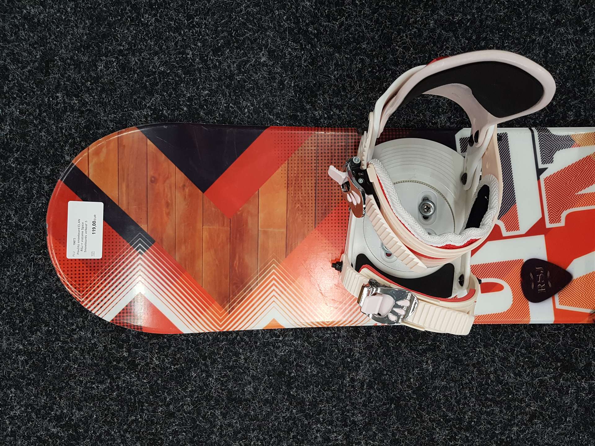 Použitý snowboard ELAN RSJ + nové viazanie Spice Snowboards veľkosť XS/S 