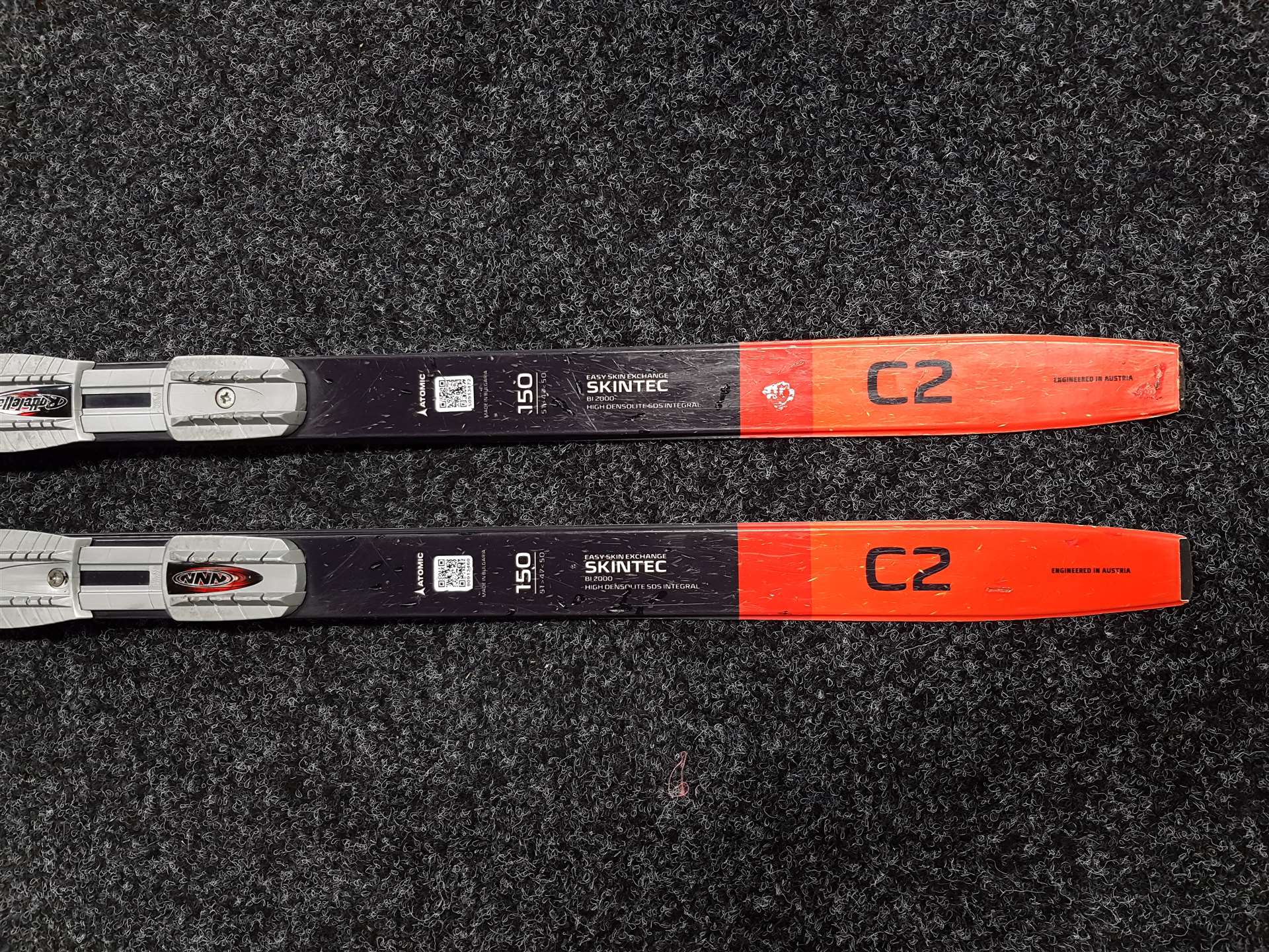 Použité bežecké lyže Atomic Skintec PRO C2 + NNN viazanie Rottefella