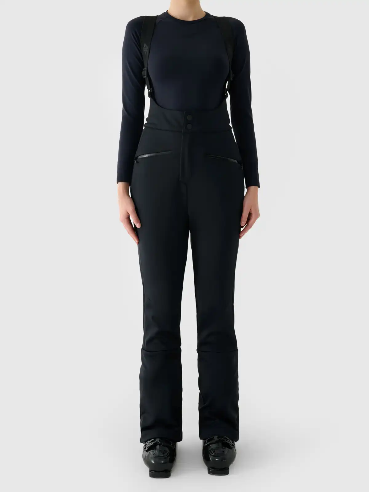 Dámske lyžiarske nohavice 4F FNK F0994 DEEP BLACK
