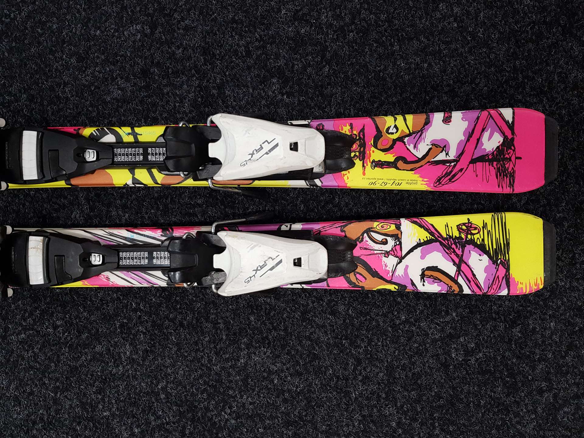 Použité lyže Sporten Rocker + viazanie Tyrolia LRX 4.5