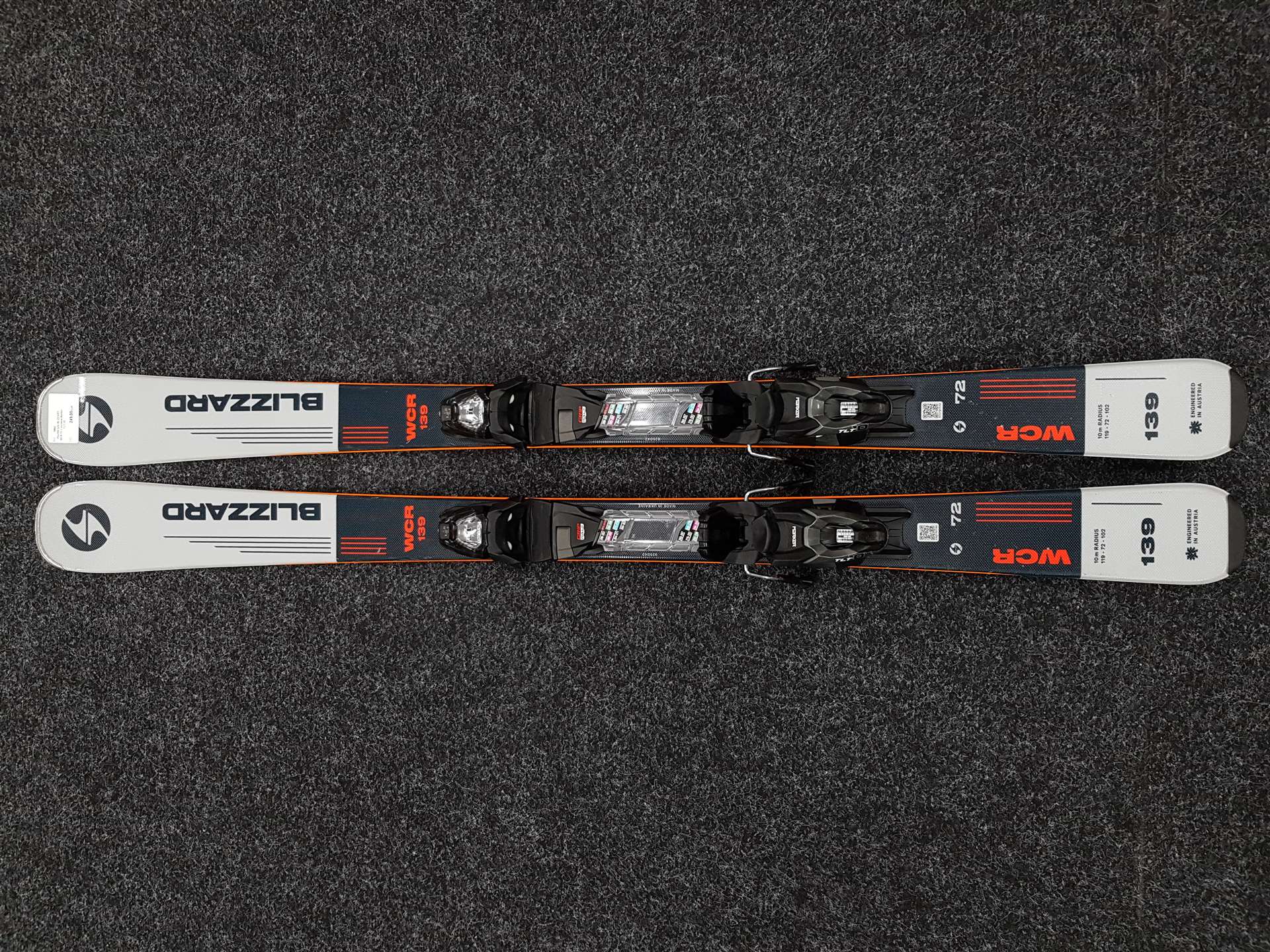 Použité lyže BLIZZARD WCR 72 + viazanie Marker TLT 10