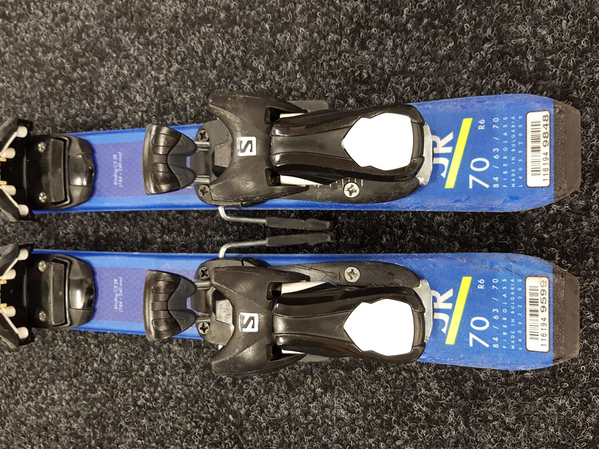 Použité lyže SALOMON Race +  viazanie Salomon 5