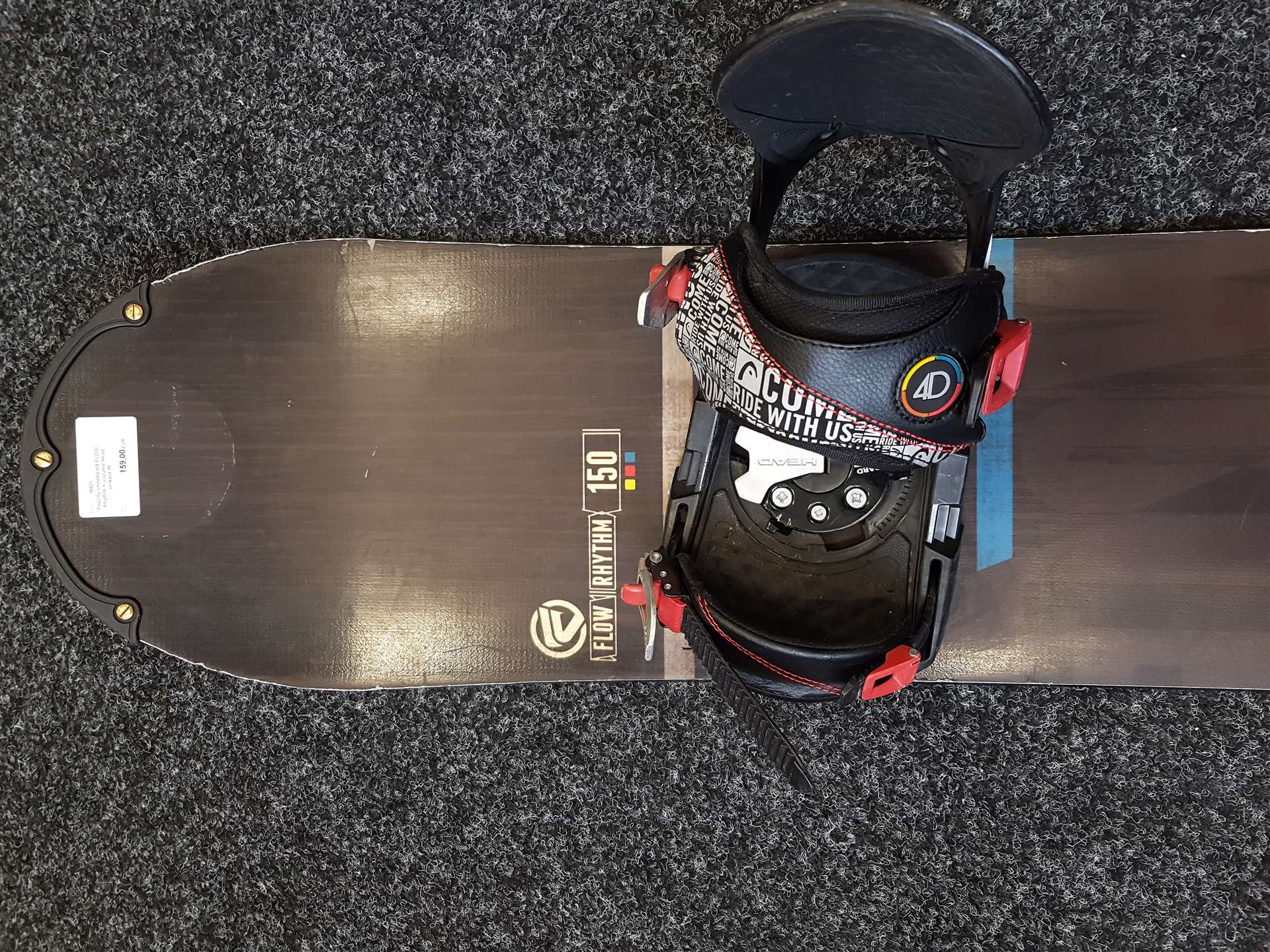 Použitý snowboard FLOW Rhythm + viazanie Head veľkosť M
