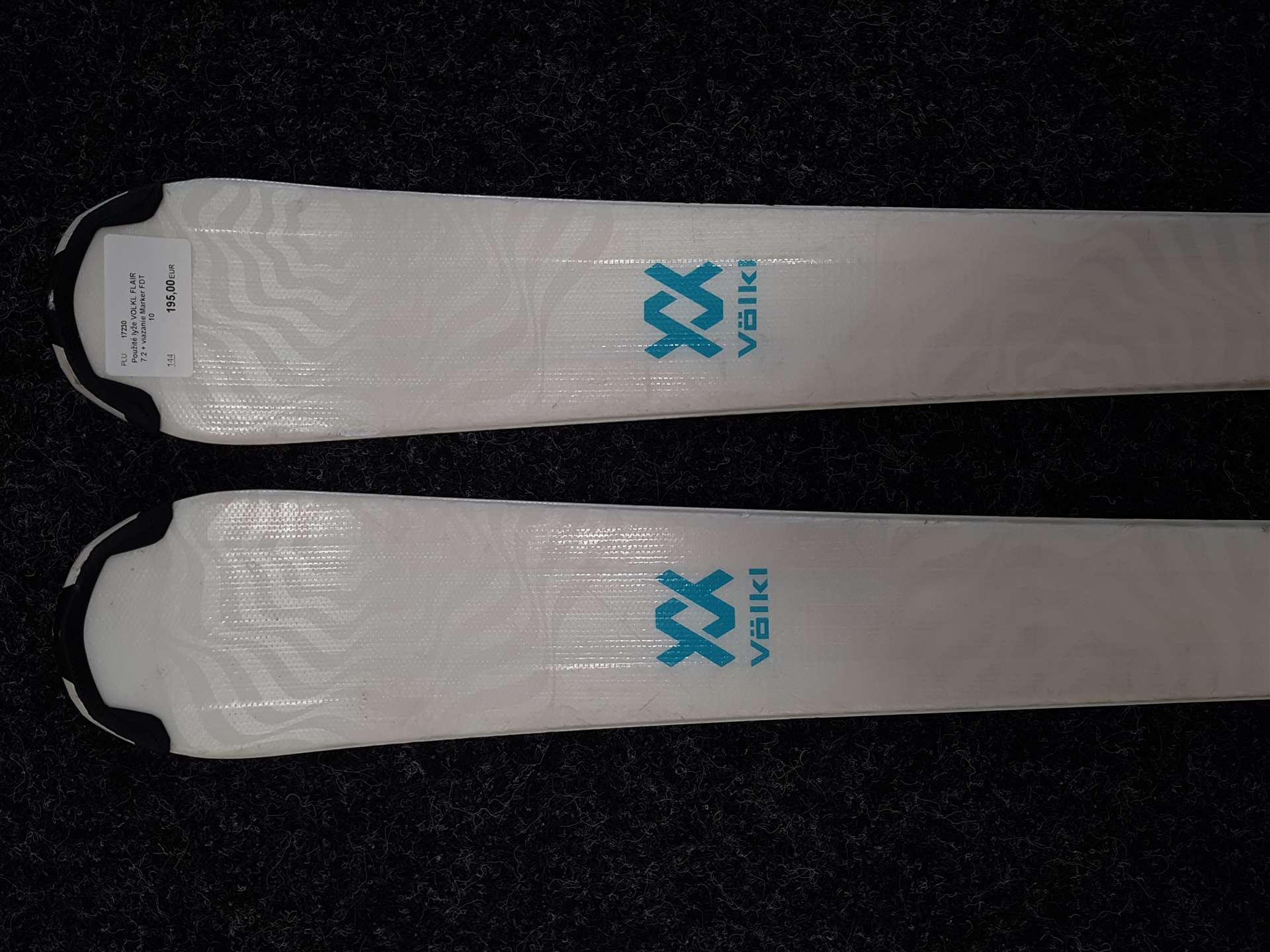 Použité lyže VOLKL FLAIR 7.2 + viazanie Marker FDT 10