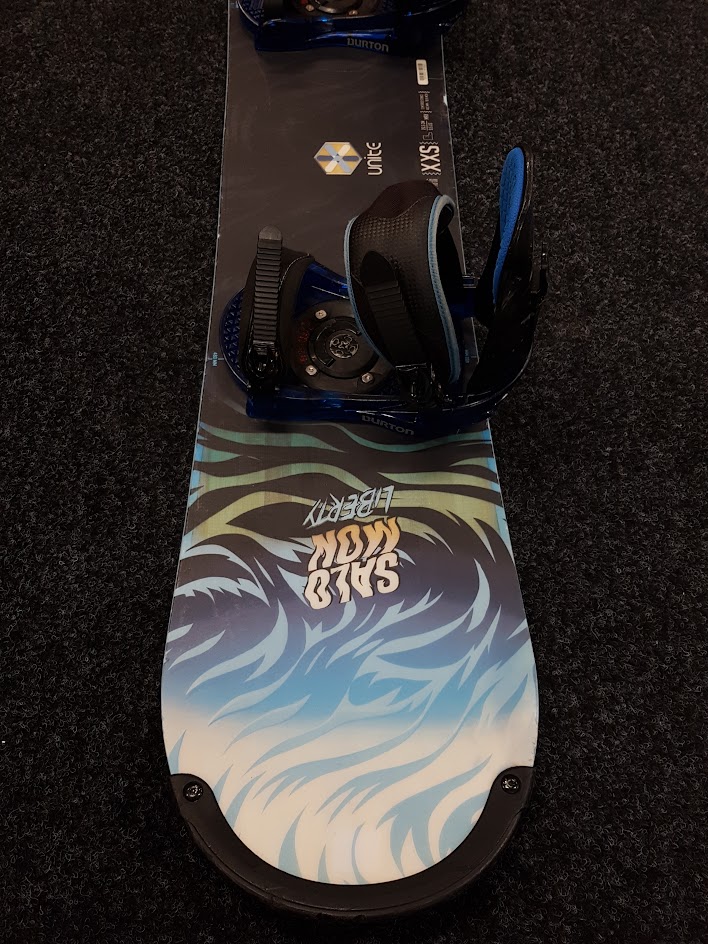 Použitý snowboard SALOMON Liberty + viazanie Burton veľkosť S/M