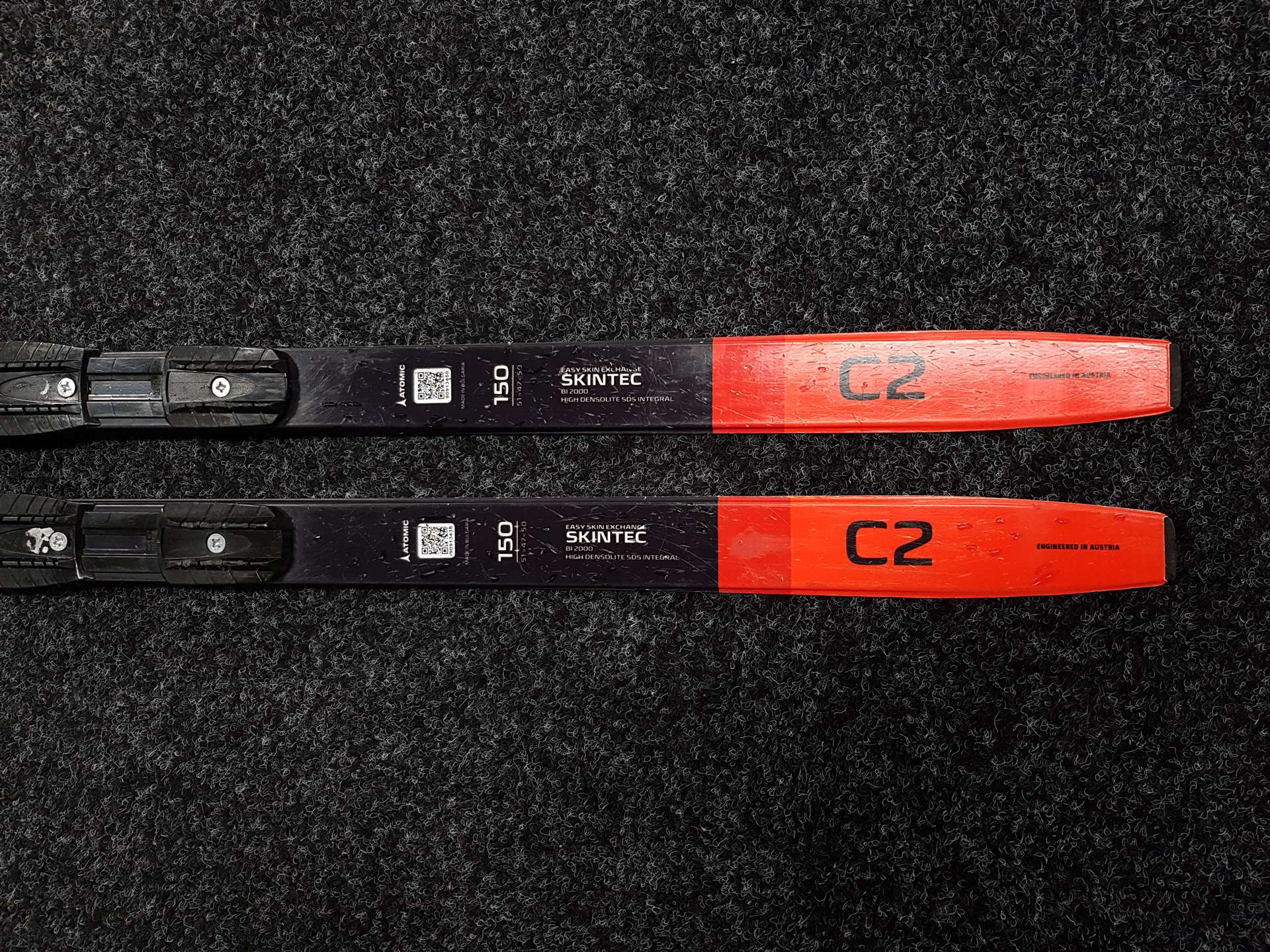 Použité bežecké lyže Atomic Skintec PRO C2 JR + NNN viazanie Rottefella