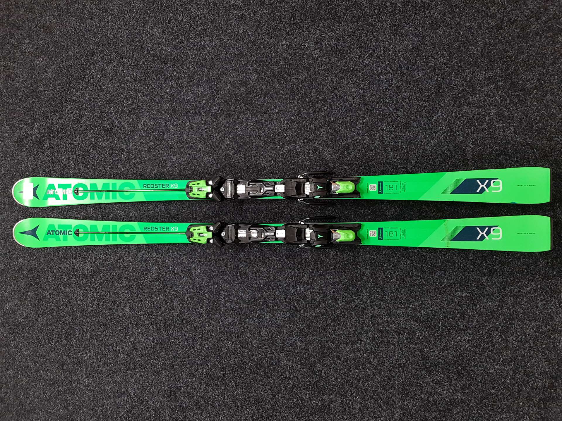 Použité lyže ATOMIC Redster X9 Ti + viazanie Atomic X 12 TL