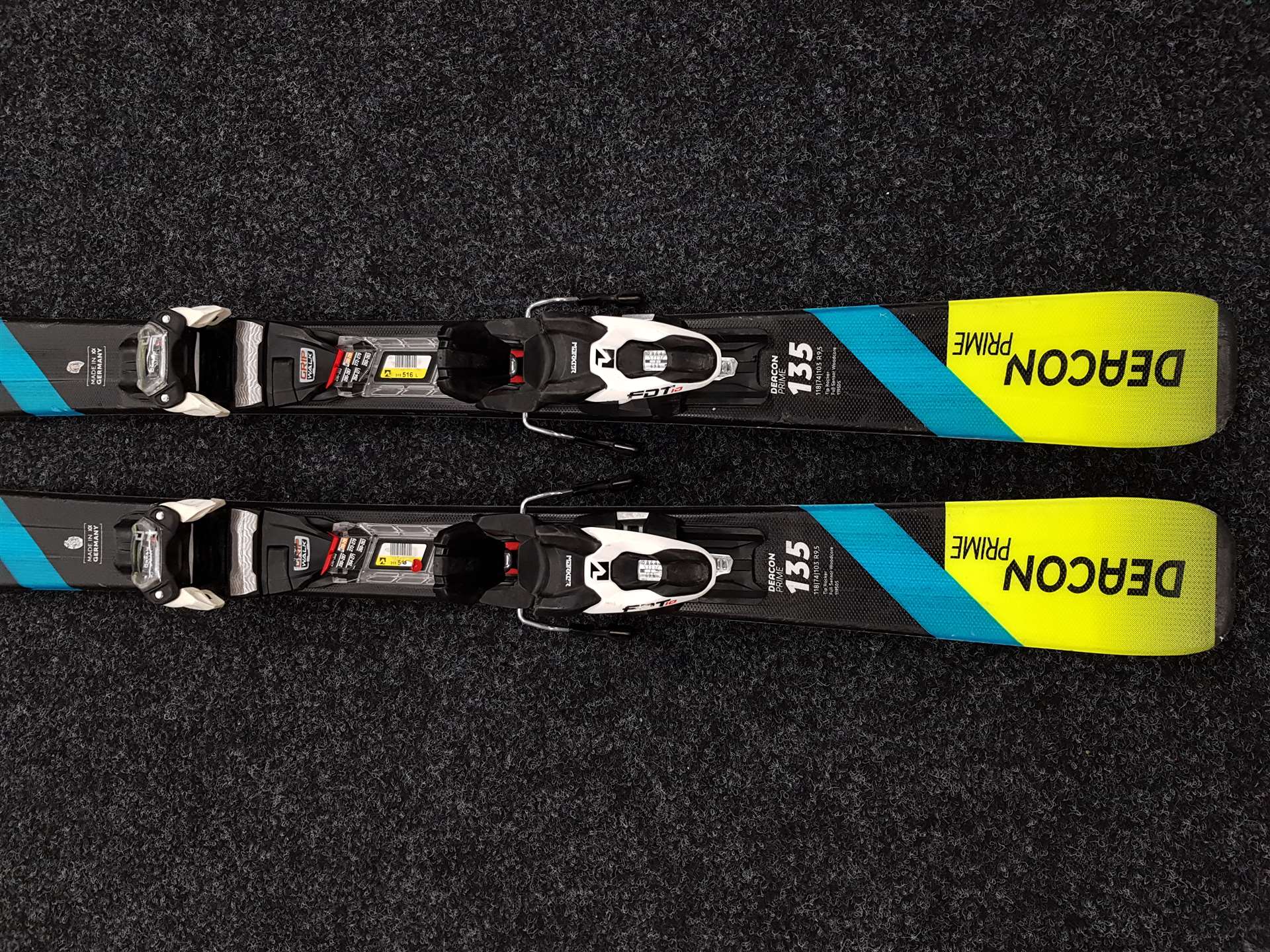 Použité lyže VOLKL Deacon Prime + viazanie Marker FDT 10