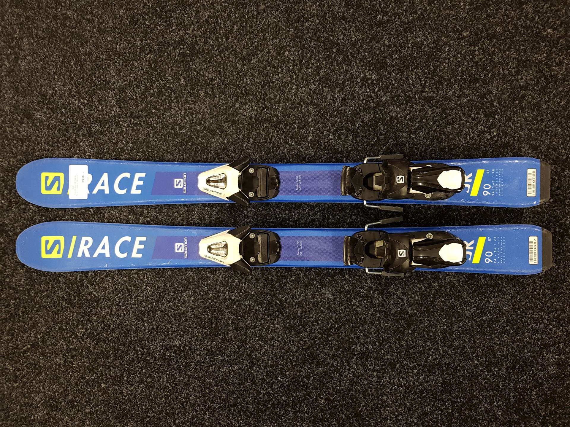 Použité lyže SALOMON Race +  viazanie Salomon 5