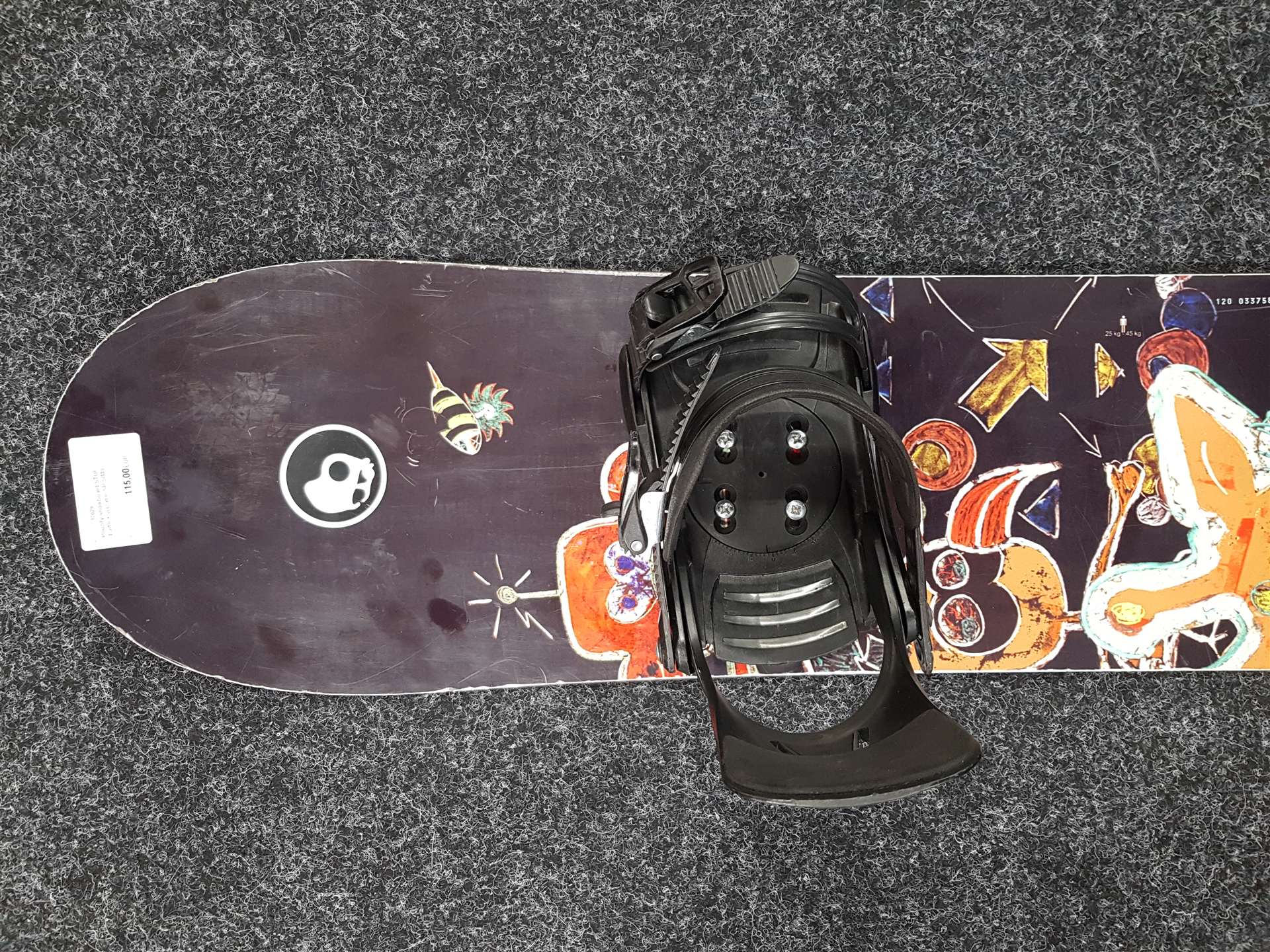 Použitý snowboard STUF Earth + viazanie SP S/M/L