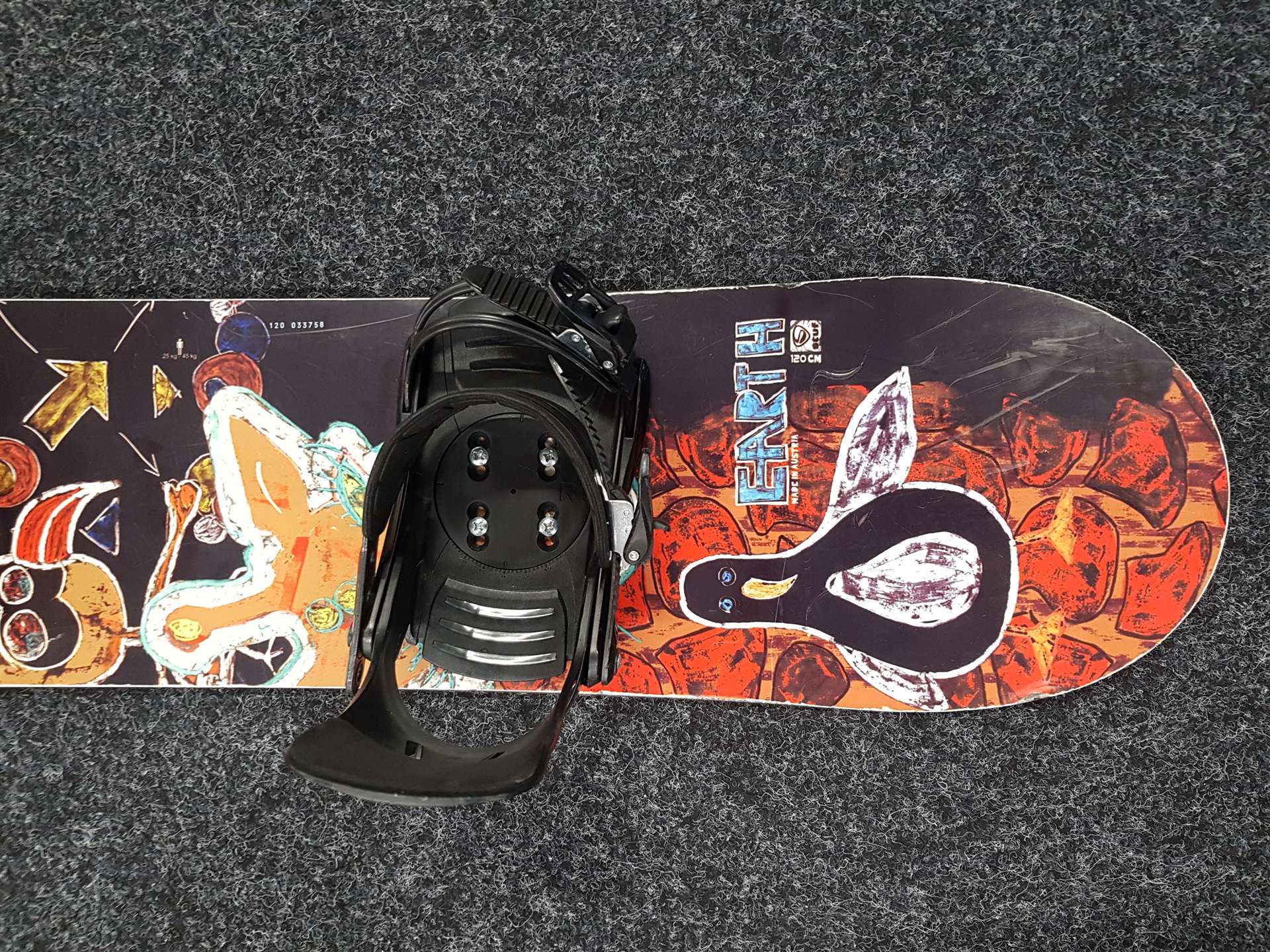 Použitý snowboard STUF Earth + viazanie SP S/M/L