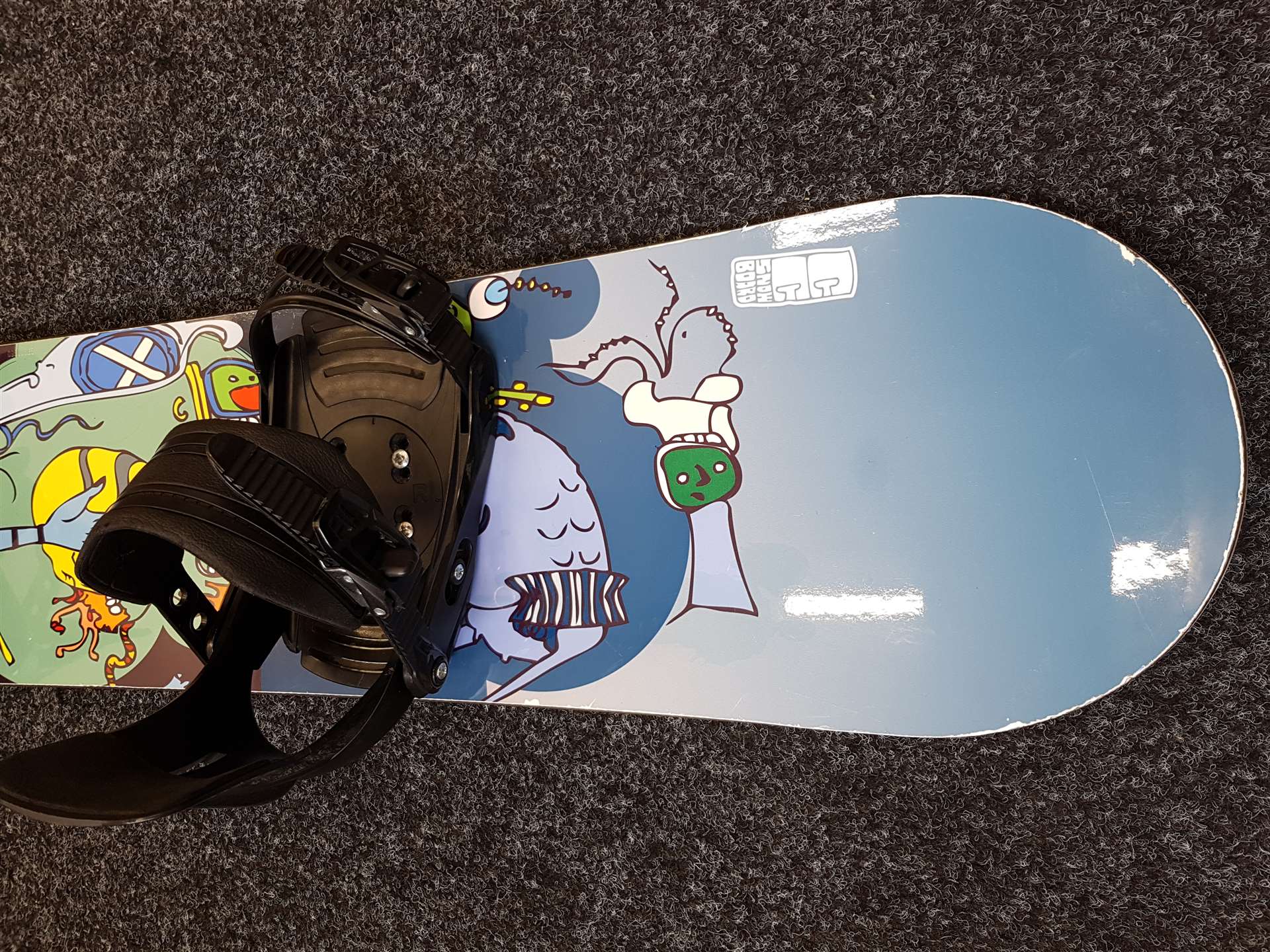 Použitý snowboard CRAZY CREEK + viazanie Rage veľkosť XS