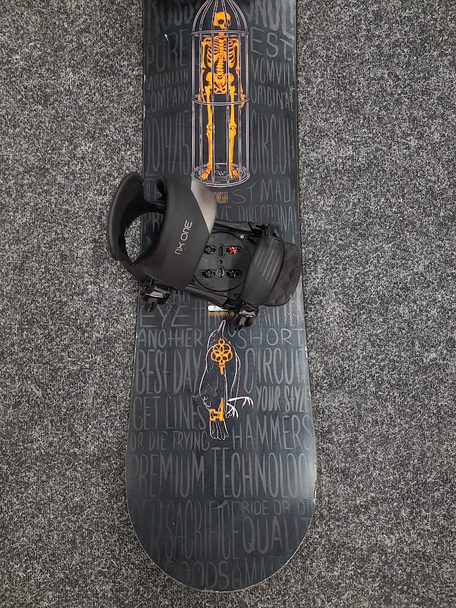 Gebrauchtes Rossignol Circuit Snowboard + Head Nx One Bindungen Größe L