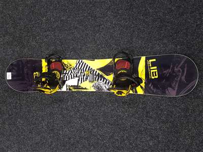 Použitý snowboard LIB TECH SKATE BANANA + viazanie GNU Freedom veľkosť L