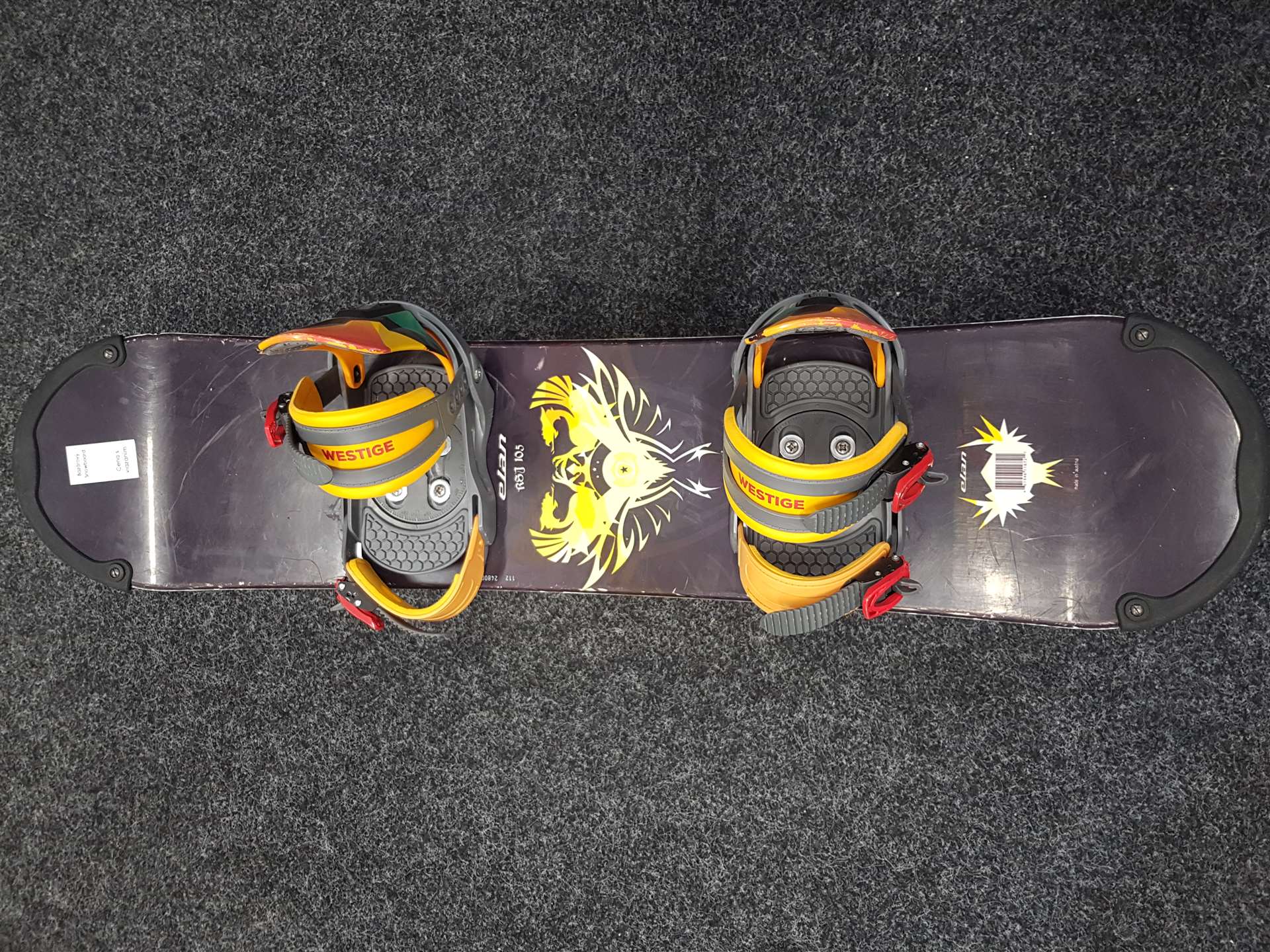 Gebrauchtes Elan RSJ Snowboard + Westige Bindungen Größe XS