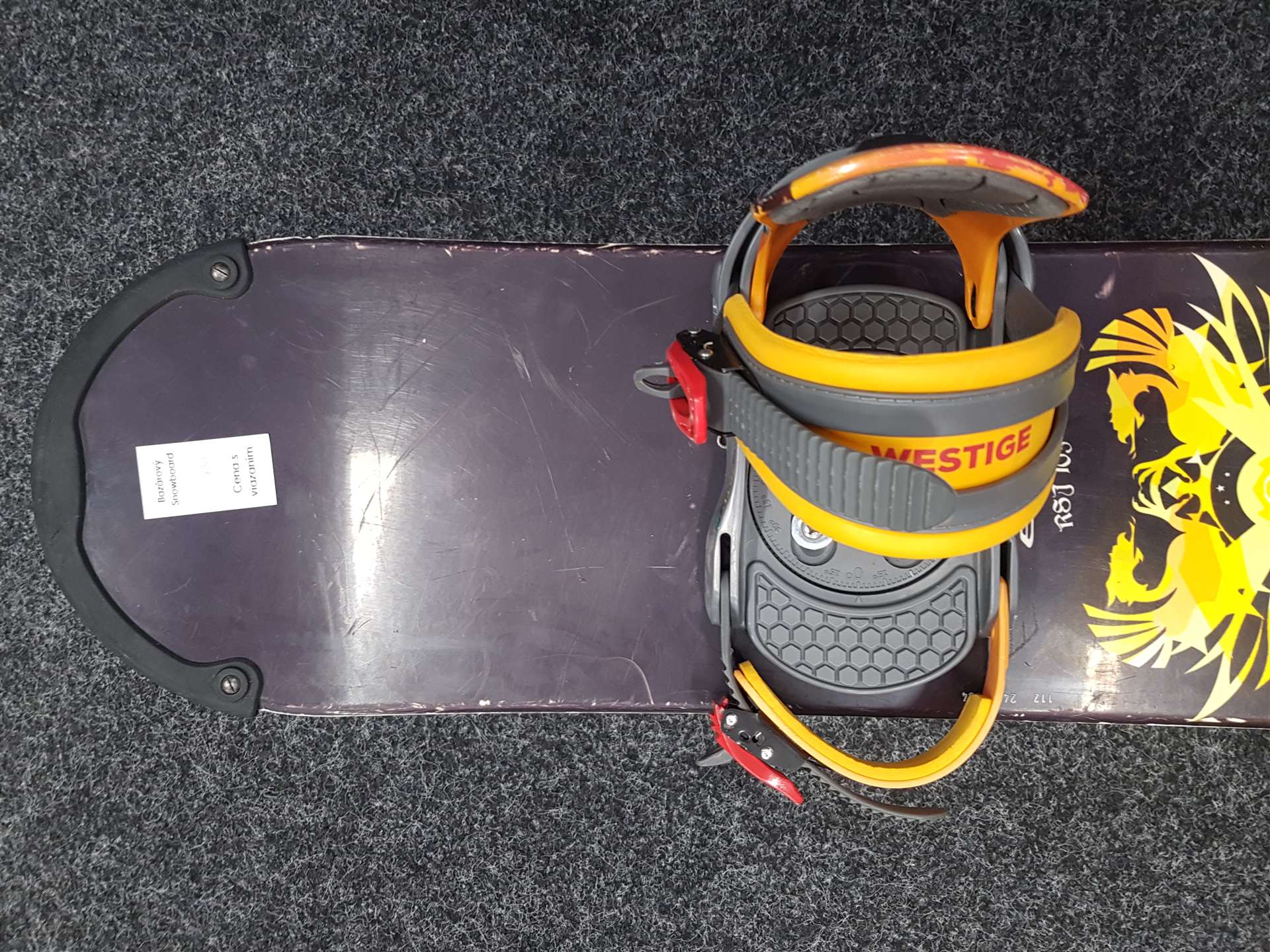 Gebrauchtes Elan RSJ Snowboard + Westige Bindungen Größe XS