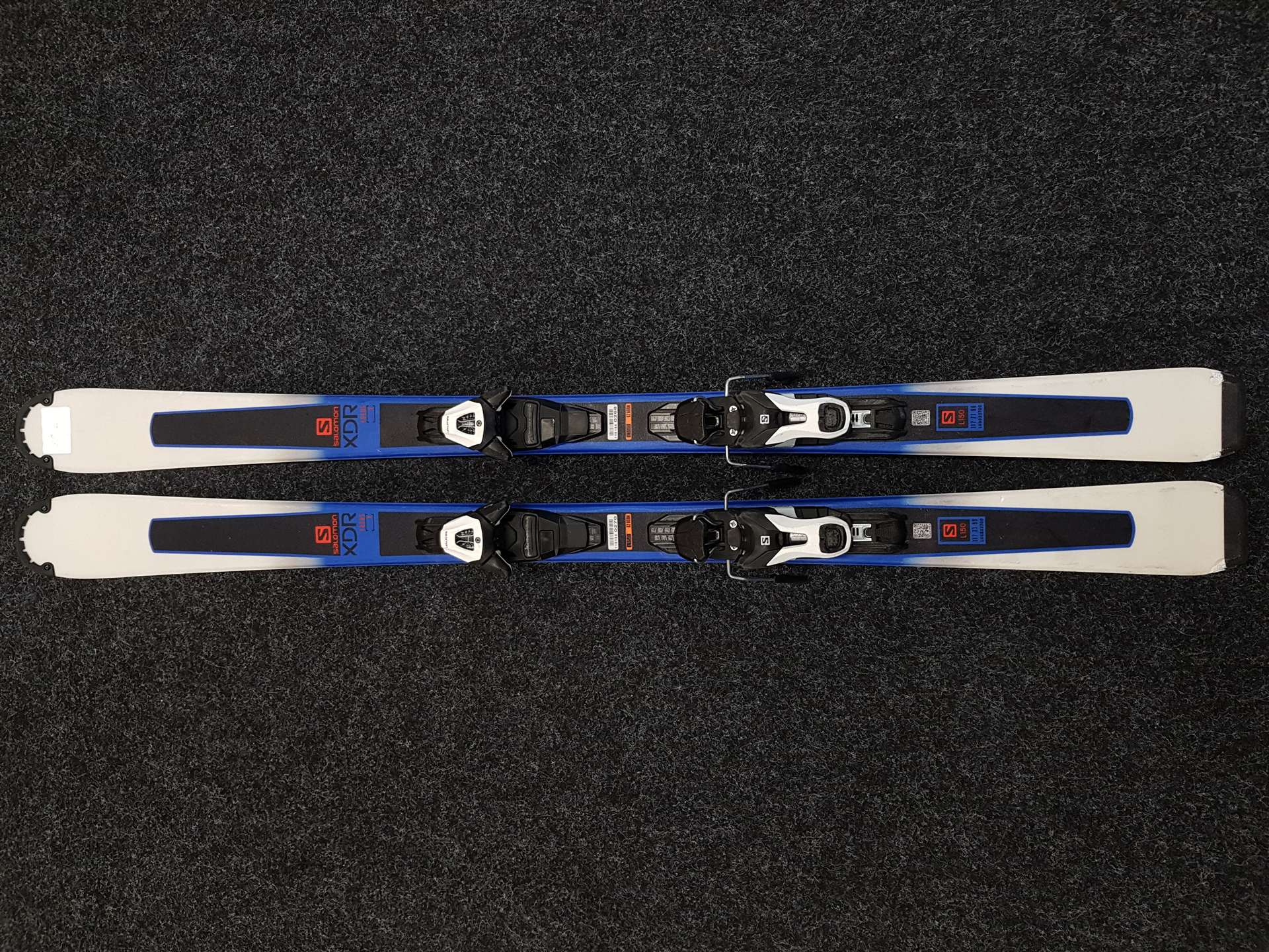 Použité lyže SALOMON XDR FOCUS + viazanie Salomon LITHIUM 10